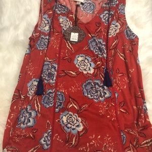 NWT Knox rose sleeveless tank top blouse